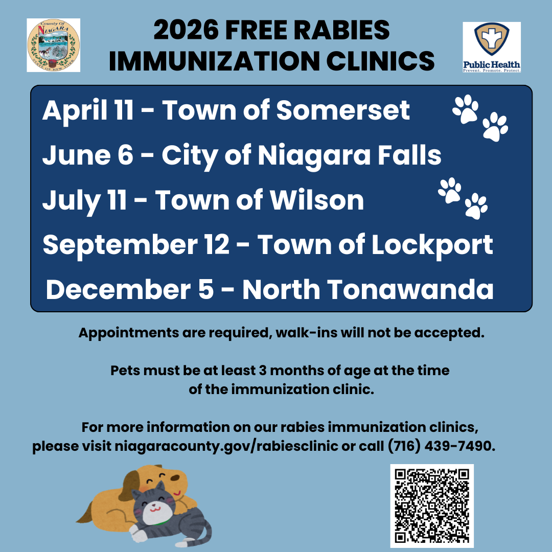 Rabies Clinic Schedule.2.3.26